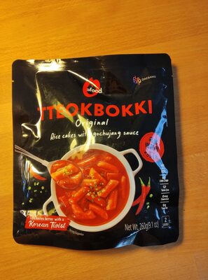 Tteokbokki front packaging