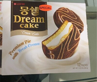 Dream cake front packaging