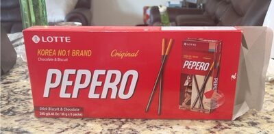 Pepero front packaging