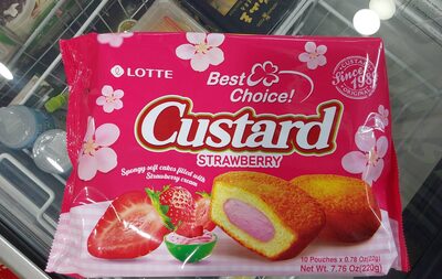 Lotte custard strawberry
