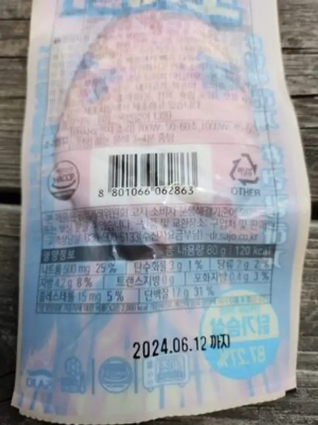 Chicken On A Stick nutrition facts table