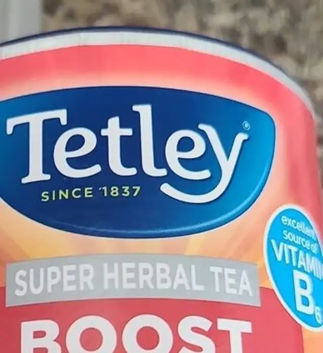 Super herbal tea front packaging