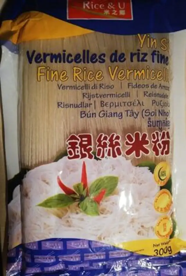Fideos de arroz front packaging