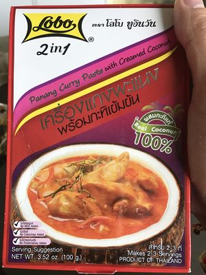 Panang Curry Paste with Creamed Coconut