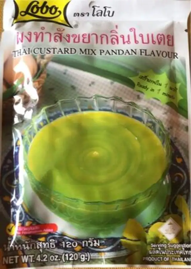 Poudre pour crème au goût de pandam