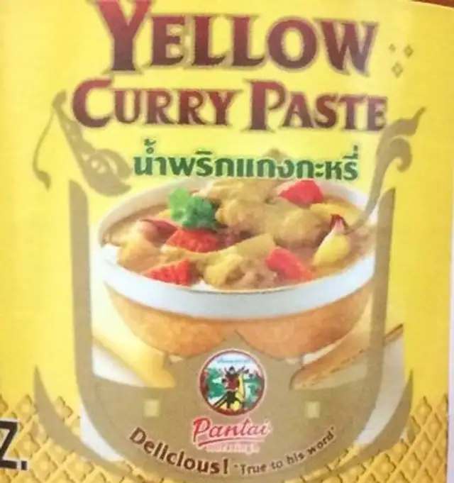 Yellow curry paste