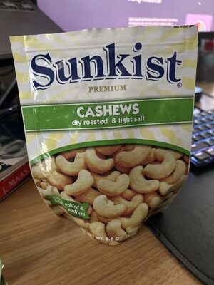 Cashews Dry Roasted & Light Salt