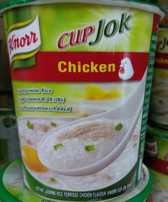 คัพโจ๊ก รสไก่ front packaging