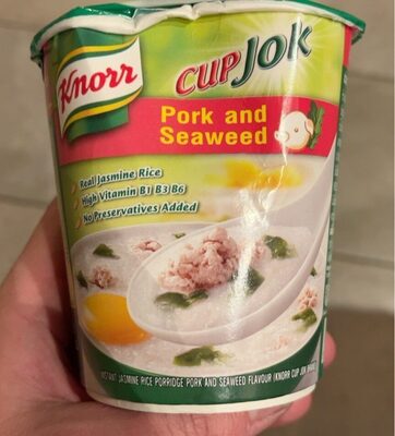 CupJok, Pork and Seaweed front packaging