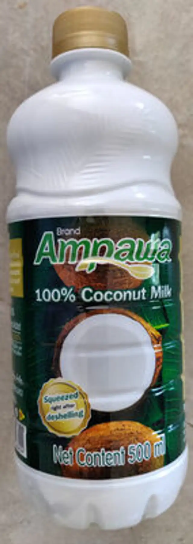 Ampawa coconut milk front packaging