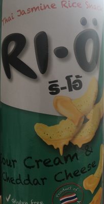 Thai jasmine rice snack sour cream & cheddar cheese