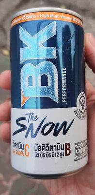 บีเค เพอร์ฟอร์แมนซ์ เดอะสโนว์ เครื่องดื่มกลิ่นฮันนี่ไลม์ - 170 มล. front packaging