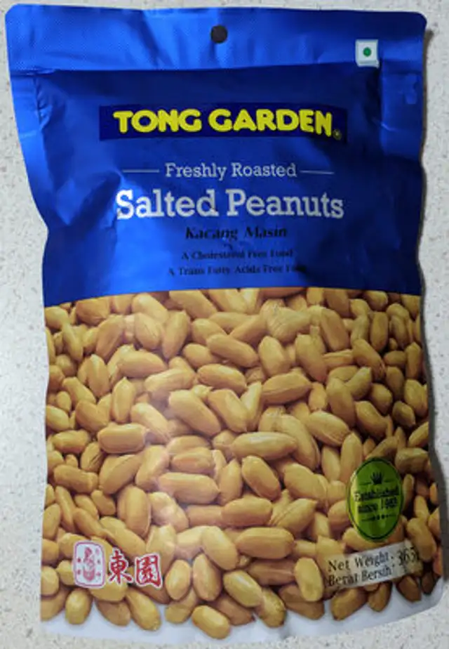 Salted Peanuts front packaging
