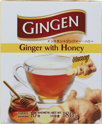 Gingen Ingefærte med Honning 180g front packaging