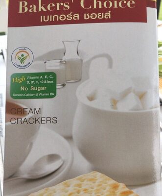 Cream crackers front packaging