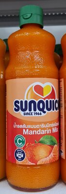 SUNQUIC นํ้ารสส้มแมนดารินมิกซ์ชนิดเข้มข้น
