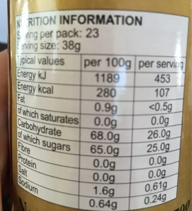 Sauce - Suree Chili Spring Roll 960 Ml nutrition facts table
