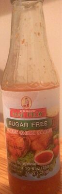 Sauce chili sans sucre front packaging