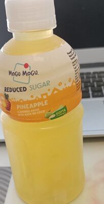 Pineapple drink with nata de coco