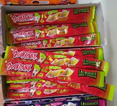 حلوى سوس طرية بنكهة الفروالة و التفاح