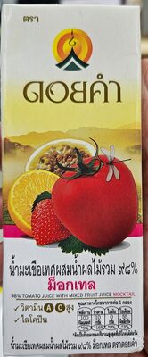 น้ำมะเจือเทศผสมน้ำผลไม้รวม98%