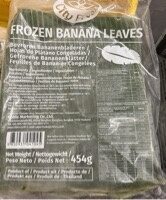 Frozen Banana Leaves