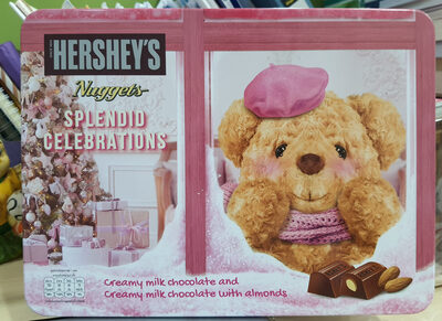 เฮอร์ชีส์ นักเก็ต ครีมมี มิลค์ ช็อกโกแลต front packaging