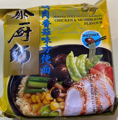 Oriental style instant noodles CHICKEN & MUSHROOM FLAVOUR