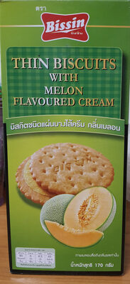 บิสกิตไส้ครีม กลิ่นเมลอน
