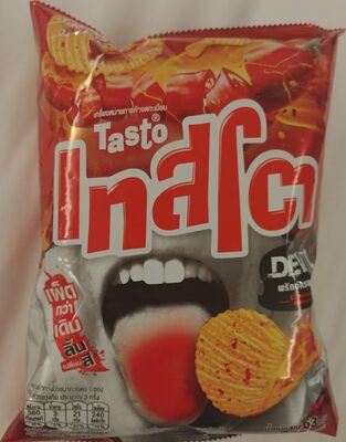 เดวิลมันฝรั่งแท้ทอดกรอบแผ่นหยักรสพริกจักรพรรดิ์