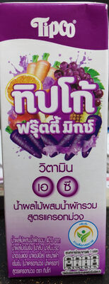 น้ำผลไม้ผสมน้ำผักรวมสูตรแครอทม่วง ตราทิปโก้ - 225 มล