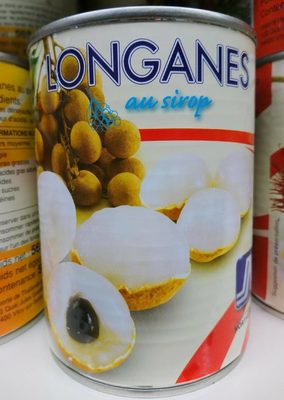 Longanes au sirop front packaging