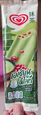 ไอซ์คอนเฟคชันรสชาเขียวมัจฉะผสมถั่วแดง(ไอศกรีมดัดแปลงผสม)