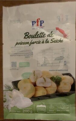 Boulette de poisson farcie à la seiche
