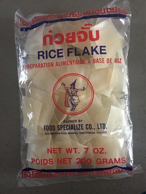 Rice Flake front packaging
