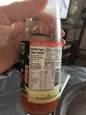 Sweet chili sauce for chicken