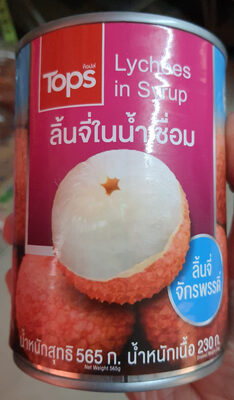 ลิ้นจี่ในน้ำเชื่อม front packaging