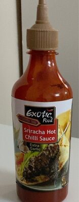 Sriracha hot chilil sauce extra garlic
