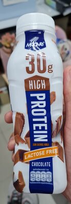 Moove High Protein Chocolate front packaging