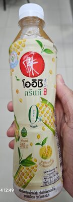 ชาเขียวสไตล์ญี่ปุ่น กลิ่นข้าวโพดออกาก สูตรไม่มีน้ำตาล ตรา โออิชิ กรีนที