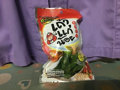 สาหร่ายทอด ตรา เถ้าแก่น้อย รสพริก