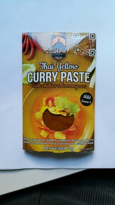 Yellow thai curry paste