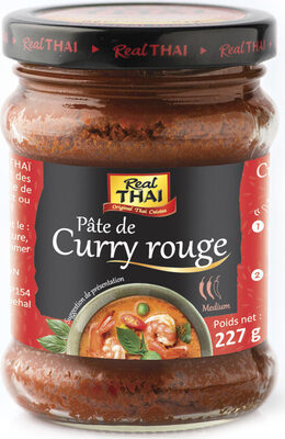 Pâte de curry rouge front packaging