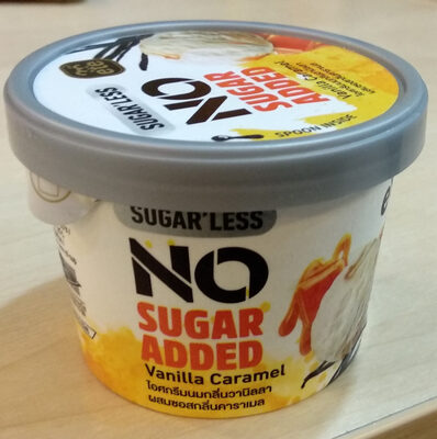 ไอศครีมนมกลิ่นวานิลลา ผสมซอสกลิ่นคาราเมลตรา เอเต้