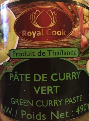 Pate de curry vert