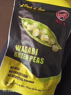 Wasabi Green Peas front packaging