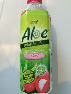 Boisson à l'aloe vera saveur litchi