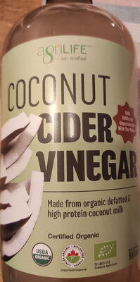 Coconut Cider Vinegar Raw