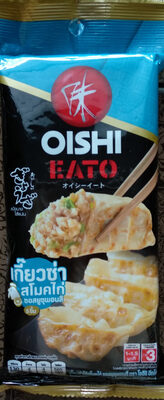 เกี๊ยวซ่าสโมคไก่ front packaging