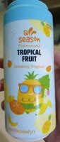 นมเปรี้ยวโยเกิร์ตพร้อมดื่มพาสเจอร์ไรส์ กลิ่นทรอปิคอลฟรุต